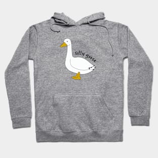 silly goose funny Hoodie